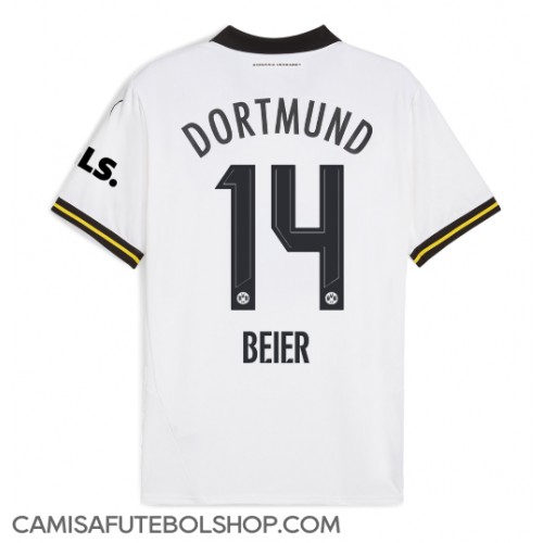 Camisa de time de futebol Borussia Dortmund Maximilian Beier #14 Replicas 3º Equipamento 2024-25 Manga Curta